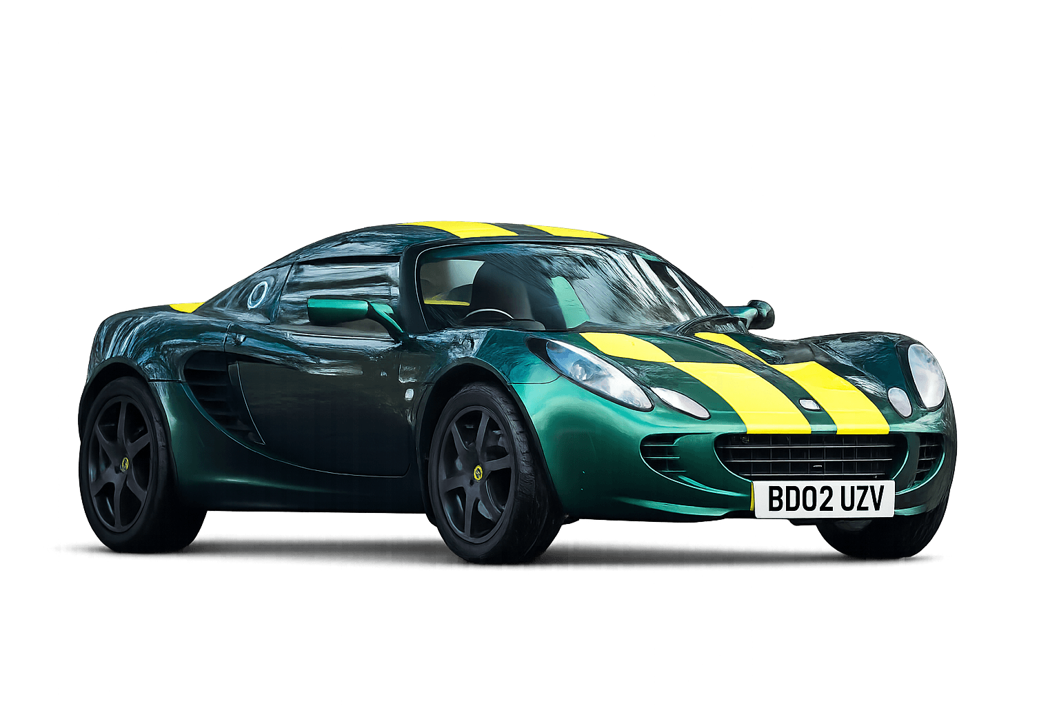 Lotus Elise en un camino forestal, uno de los coches que han pasado por Auto Mont-Ras